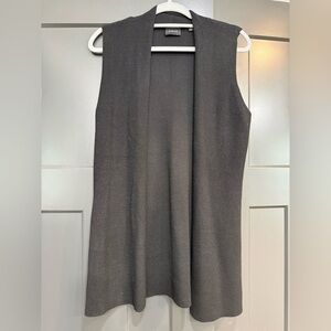 Cyrus Black Sleeveless V-Neck Sweater